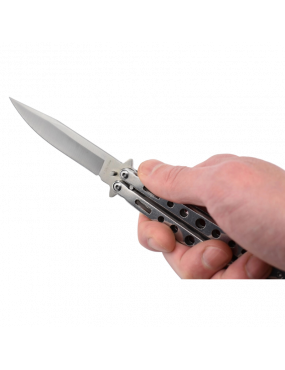 Maxknives P39S Couteau papillon en acier inoxydable