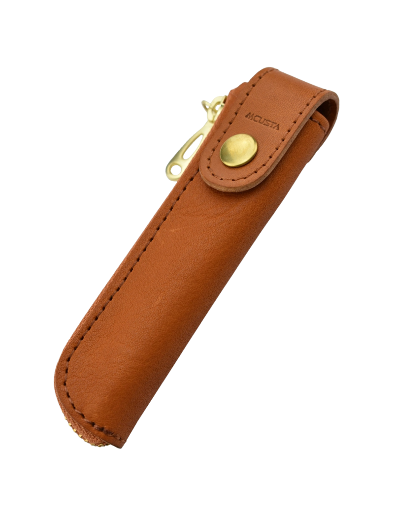 Mcusta Leather Sheath for Folding Knife - Stylish & Practical Protecti