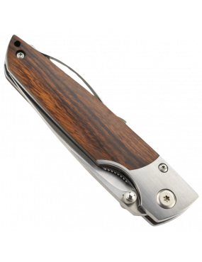 Mcusta MC143G - Luxury Folding Knife with Ironwood Handle and SPG2