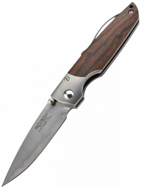 Mcusta MC143G - Luxury Folding Knife with Ironwood Handle and SPG2