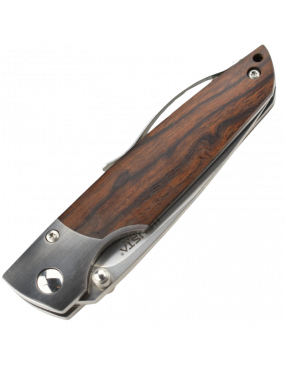 Mcusta MC143G - Luxury Folding Knife with Ironwood Handle and SPG2