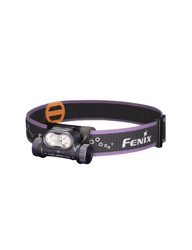 FENIX - HM65R-T V2.0 VIOLETTE - Lampe Frontale Rechargeable - 1600 LUMENS