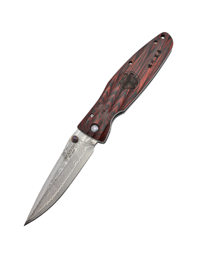 Mcusta Sengoku MC-183D Damas Pakka Wood rouge