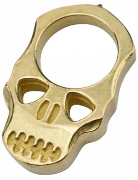 Maxknives PASKL Poing américain Skull en laiton