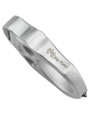 Maxknives PASKS Poing américain Skull en aluminium silver