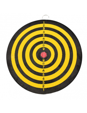 15cm Target for Shuriken and Darts - Reversible with 2 Darts Included