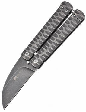 Maxknives P42 Couteau papillon en acier stonewash