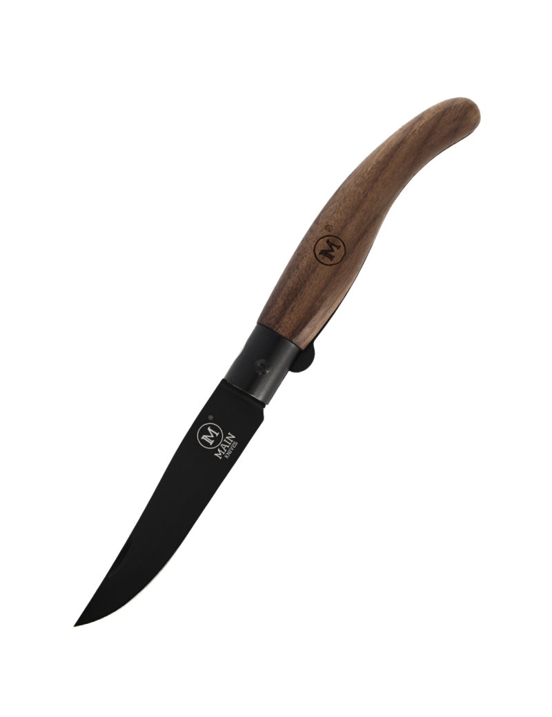 MAINKNIVES - 9005 - Spanish line pocket knife - TIT coating, Walnut wood