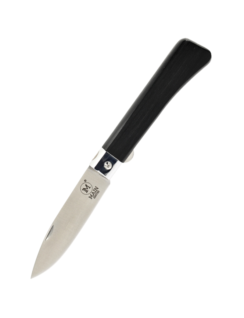 MAINKNIVES - 1020 - Workers line pocket knife - Black pressed wood