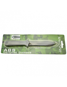 ABS Defense Dagger - Couteau à lame dentelée en ABS