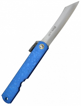 Higonokami Water Blue - San Mai Knife 70mm, Limited Edition