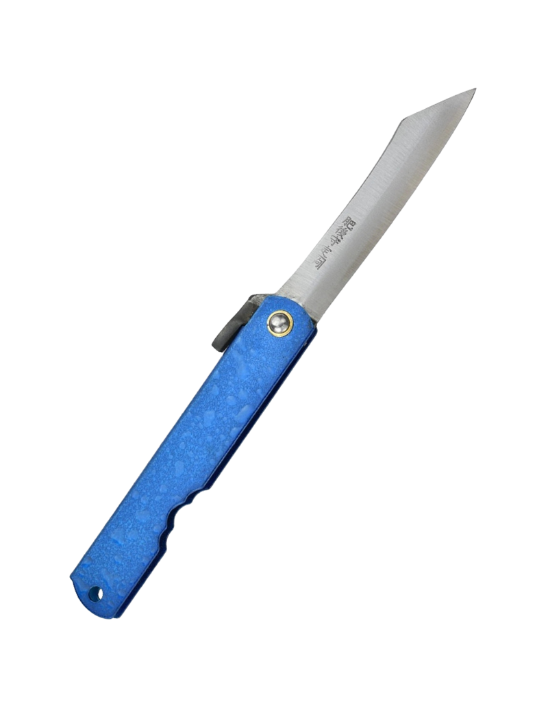 Higonokami Water Blue - San Mai Knife 70mm, Limited Edition