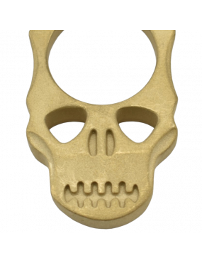 Maxknives PASKLS Poing américain Skull en laiton finition sablé