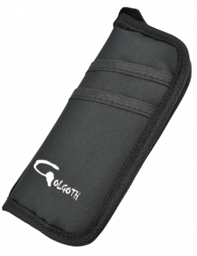 Golgoth Automatic Knife Case – Black Nylon, Multiple Pockets, Fits Up