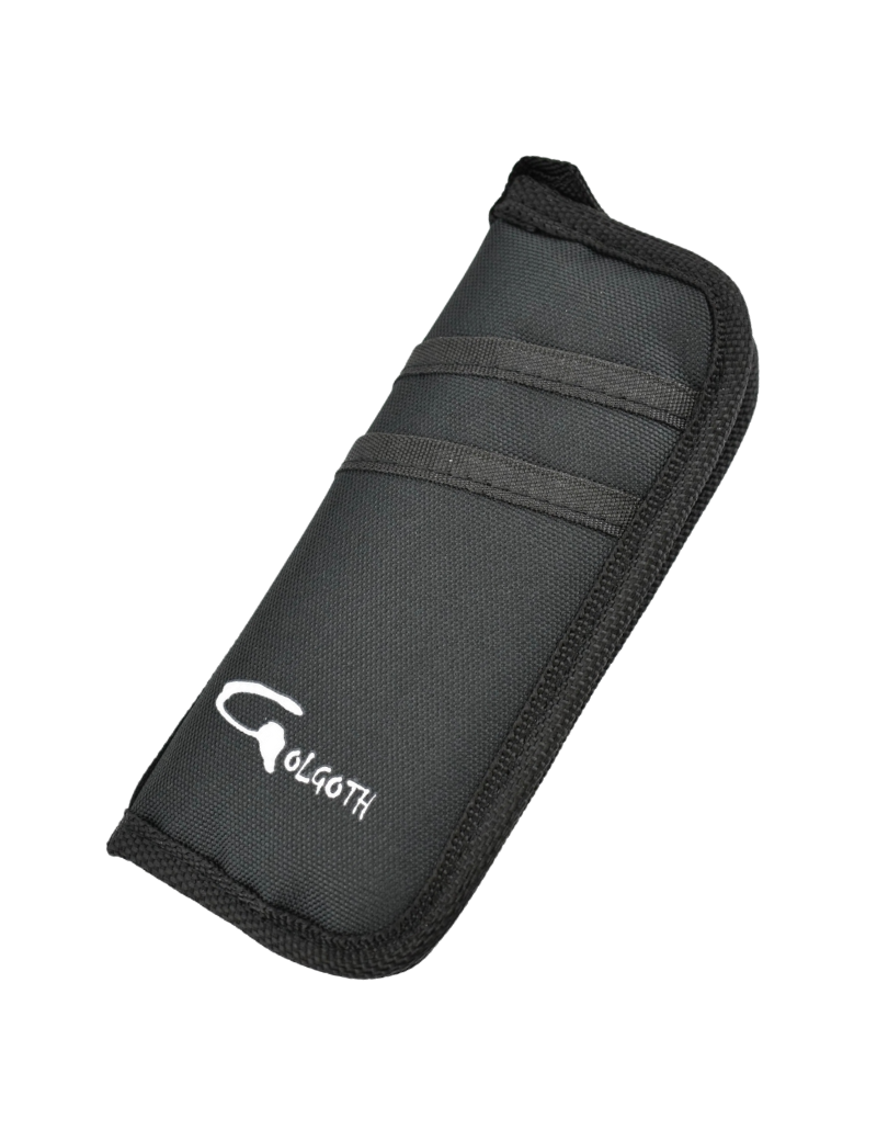 Golgoth Automatic Knife Case – Black Nylon, Multiple Pockets, Fits Up