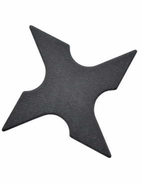 4-Branch Shuriken in Black G10 - Diameter 52mm