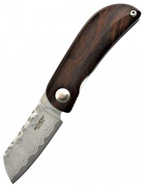 Mcusta MC-214D Limited Edition Knife, VG10 Damascus Blade, Ironwood