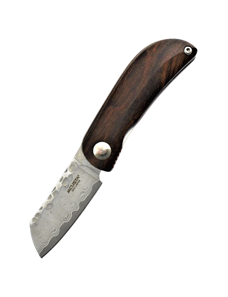 Mcusta MC-214D Limited Edition Knife, VG10 Damascus Blade, Ironwood