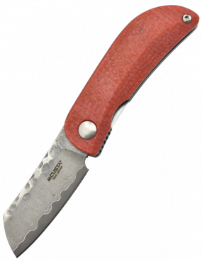 Mcusta MC-213D Damas Micarta rouge et bleu