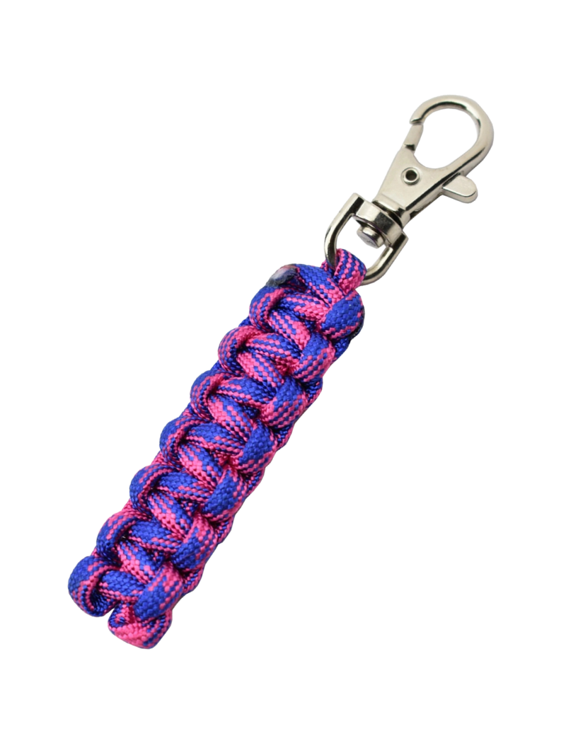 Max Knives MKPCRFB Porte-clé en paracorde rose foncé et bleu