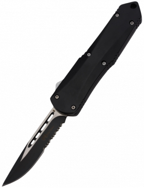 MAX KNIVES - MKO43S - Couteau automatique lame semi dentelée acier