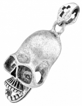 MaxKnives MKSKULL3 (Sachet de 20)-Tête de mort en métal pour paracorde