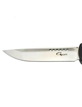 GOLGOTH G1 OTF Automatic Knife - D2 Blade and Black Aluminum Handle