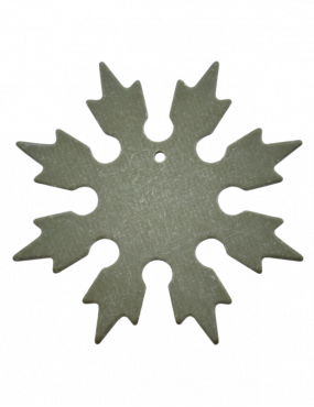 8-Branch Shuriken in Kaki G10 - Diameter 52mm