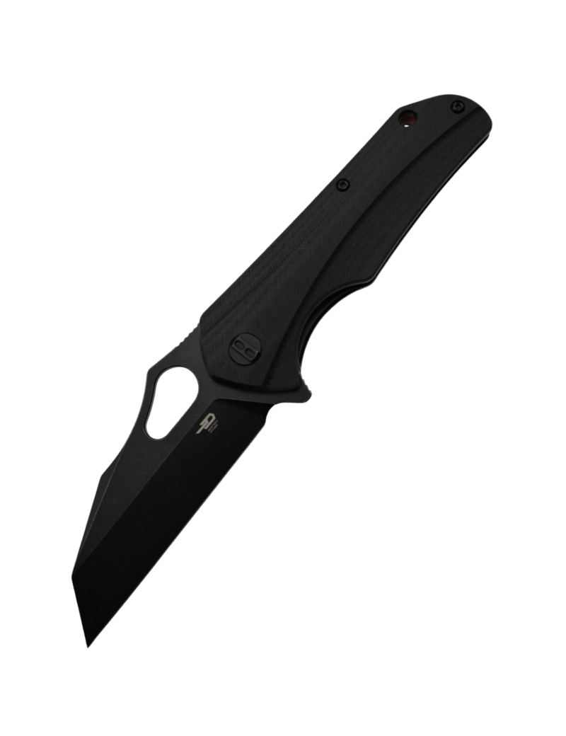 Bestech Operator Knife – Wharncliffe D2 steel blade, quick opening