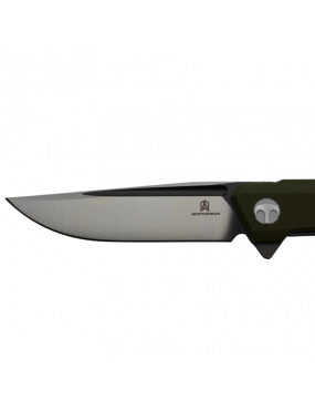 Bestechman Dundee BMK01E Folding Knife – D2 Steel, Green G10 Handle,