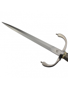 Gustave II Main Gauche – Renaissance Dagger for Left-Handed with Leath