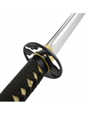 Robust 5160 Steel Katana – Wooden Handle with Genuine Ray Skin