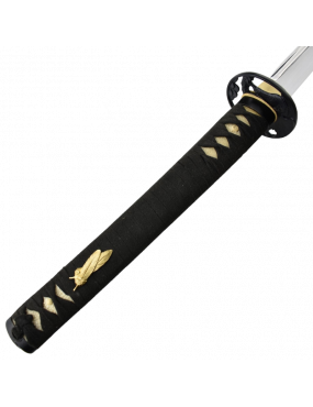 Robust 5160 Steel Katana – Wooden Handle with Genuine Ray Skin