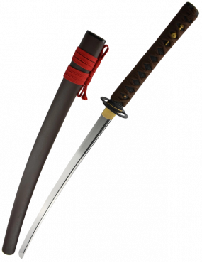 Wakizashi S9 – Lame Acier 5160 et Poignée Tsuka Raffinée