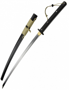 Tactical Katana – Lame en Acier 5160 avec Fourreau en Fibre de Verre