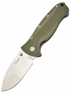 KIZER - Ki4416A2 - Couteau pliant Justin Gingrich GTi, intercalaires arc-en-ciel