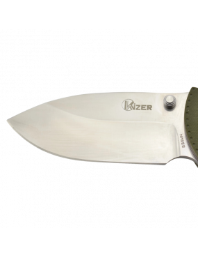 KIZER - Ki4416A2 - Couteau pliant Justin Gingrich GTi, intercalaires arc-en-ciel