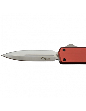 Golgoth G13DT Brown Automatic OTF Knife - VG10 Double-Edged Blade