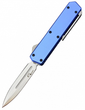 Golgoth G13DT Blue Automatic OTF Knife - VG10 Double-Edged Blade