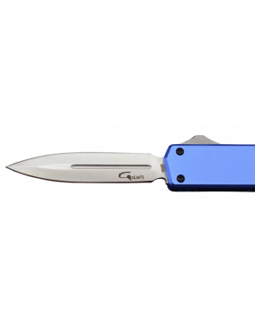 Golgoth G13DT Blue Automatic OTF Knife - VG10 Double-Edged Blade