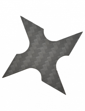 Maxknives Shuriken 4 branches en Fibre de carbone