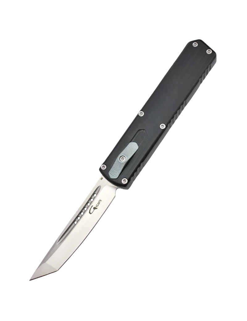 Golgoth G3 Automatic OTF Knife - D2 Blade, Anodized Handle