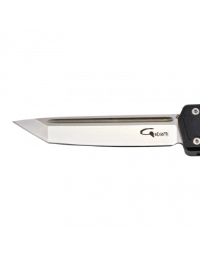 Golgoth G6 Automatic OTF Knife - D2 Steel Blade, Black Aluminum Handl