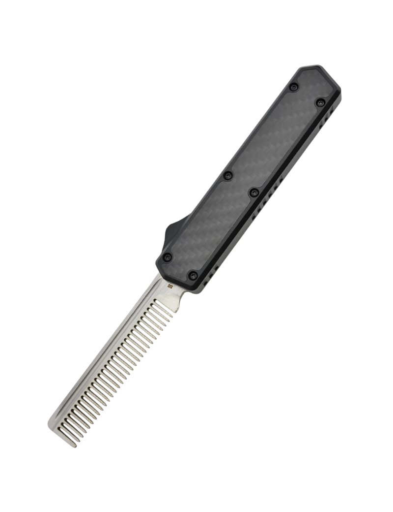 Golgoth G11A Automatic OTF Knife - D2 Comb Blade, Aluminum Handle with