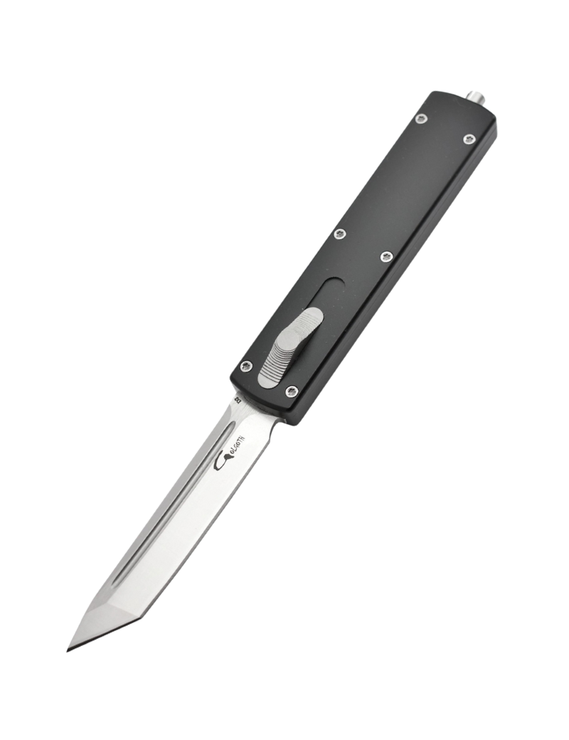 Couteau Automatique OTF Golgoth G12T, Lame Tanto Acier D2, Manche