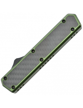 Golgoth G11BS2 Vert Couteau automatique avec serrations