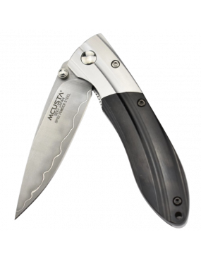 Mcusta MC-142G Knife - SPG2 Blade & Pakka Wood Handle