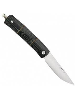 Couteau Pliant Mcusta MC-154 Acier VG-10 Micarta Vert Cran Forcé