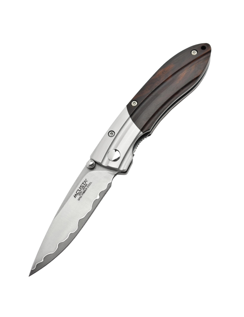 Mcusta MC-141G Manche iron wood noir lame acier SPG2