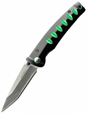 Mcusta MC-44C - Katana noir et vert lame VG10 Clad